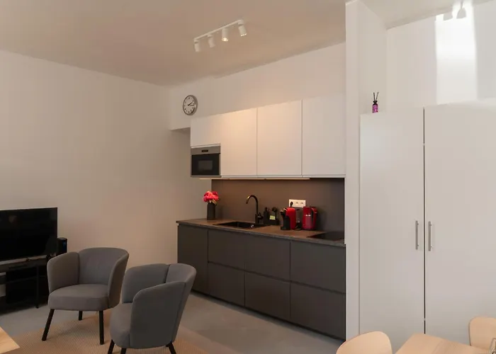 Appartement New Spacious For 6 People, Direct Entrance Prague